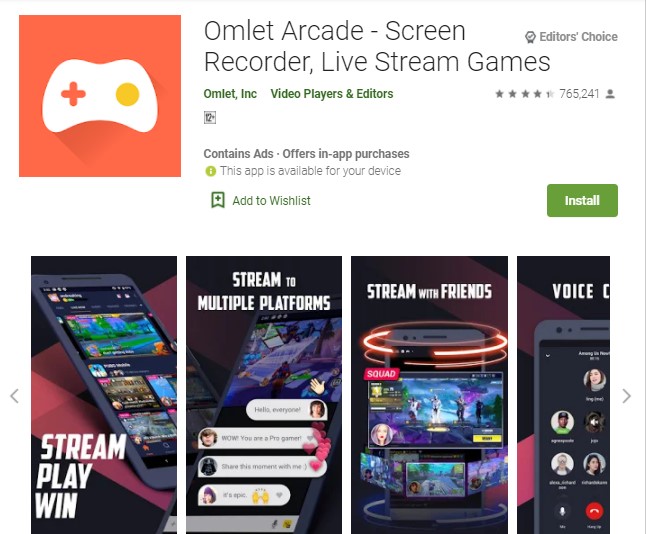 Omlet Arcade Aplikasi Live Streaming Game