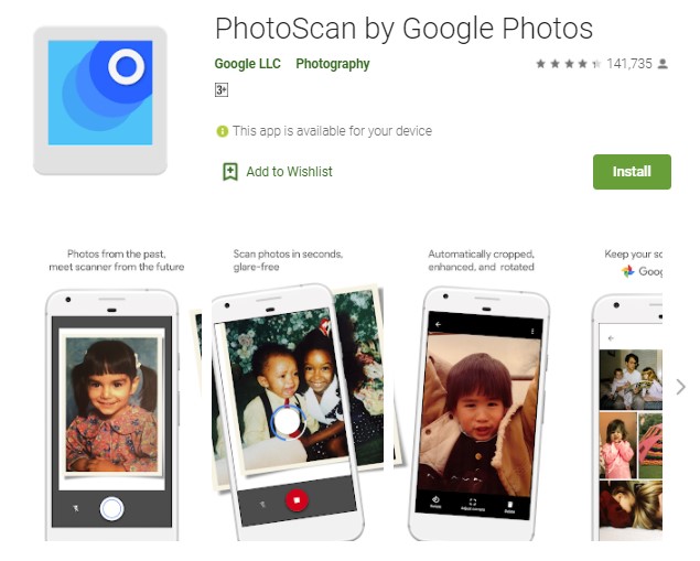 PhotoScan by Google Photos Aplikasi Scanner Foto