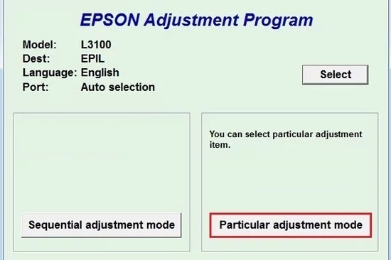 Resetter Epson L3110 tanpa virus