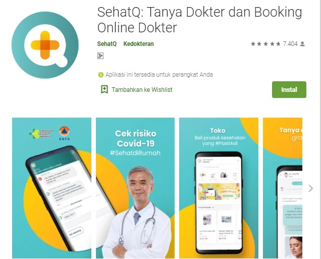 SehatQ Aplikasi Cek Dokter Spesialis