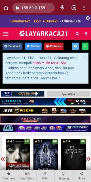 Situs layar kaca 21