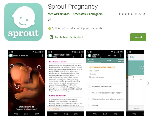 Sprout Pregnancy Aplikasi Tes Kehamilan