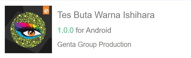 Tes Buta Warna Ishihara Tes Buta Warna Ishihara