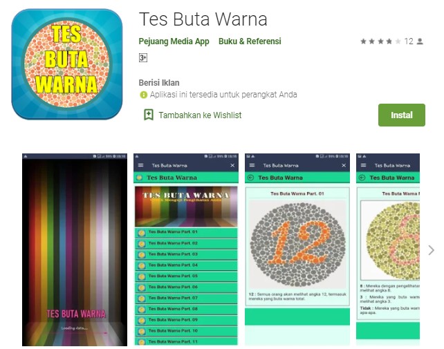 Tes Buta Warna Tes Buta Warna