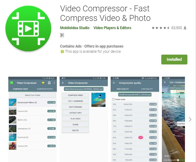 Video Compressor Fast Compress Video Photo