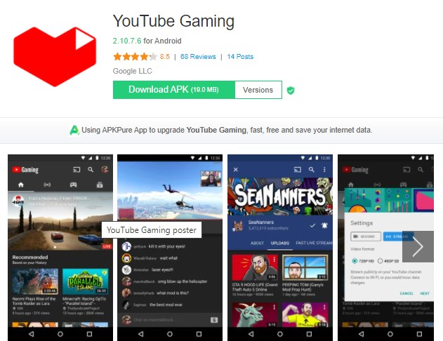 YouTube Gaming