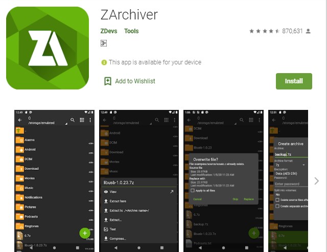 ZArchiver