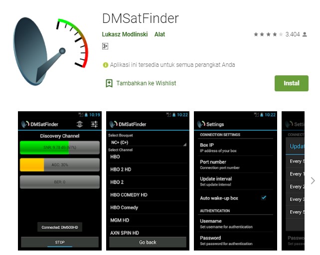 apk DMSatFinder