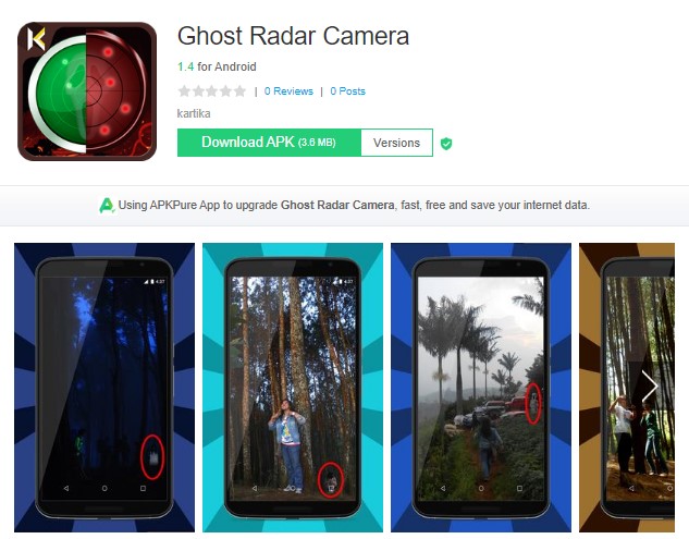 apk Ghost Radar Camera