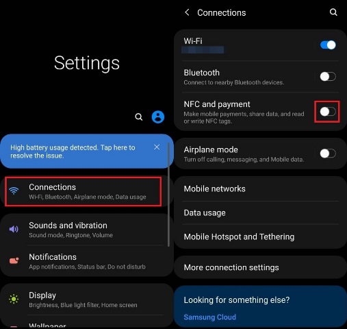 Cara mengaktifkan fitur NFC Samsung