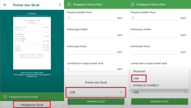 Cara menghubungkan printer thermal ke HP