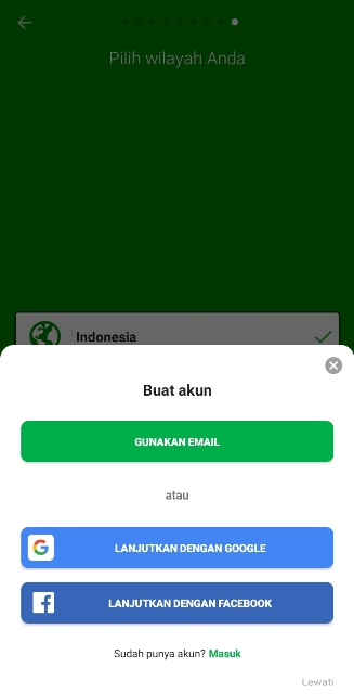 Pembuatan Akun