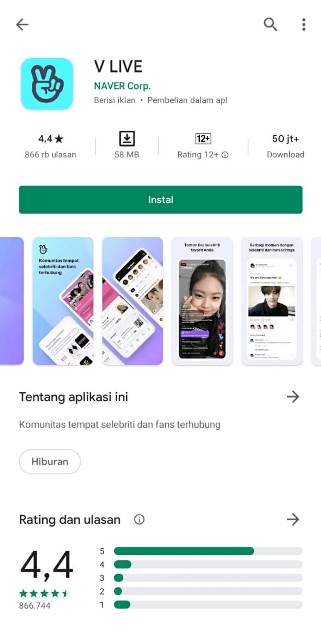 Cara Menggunakan Aplikasi V Live - Berinteraksi