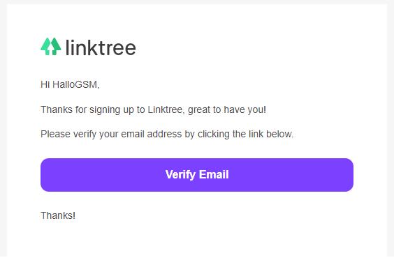 Cara Verifikasi Akun Linktree Cara Verifikasi Akun Linktree