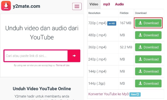 Cara download video YouTube tanpa aplikasi