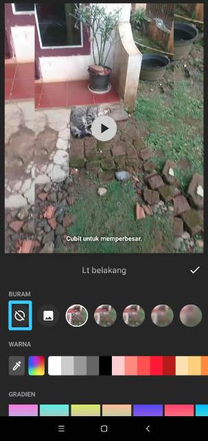 Menghapus Background Video