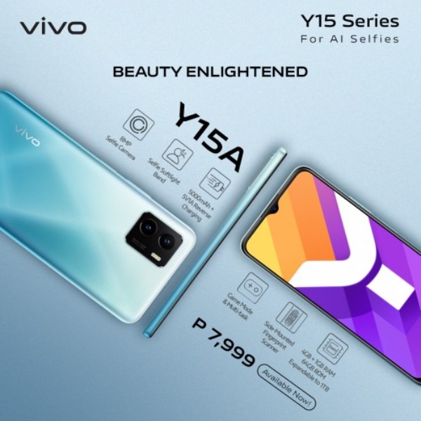 Poster Spesifikasi Utama Vivo Y15A