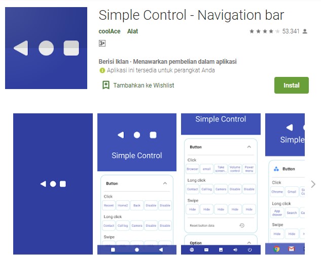 Simple Control Navigation bar