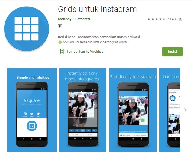 Grids untuk Instagram