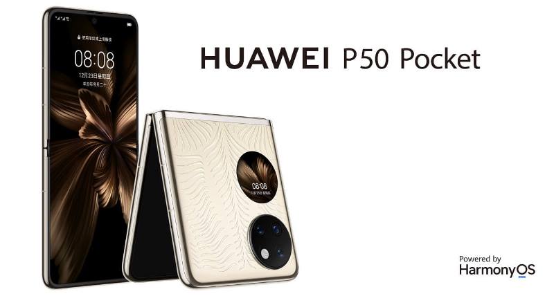 Huawei P50 Pocket meluncur