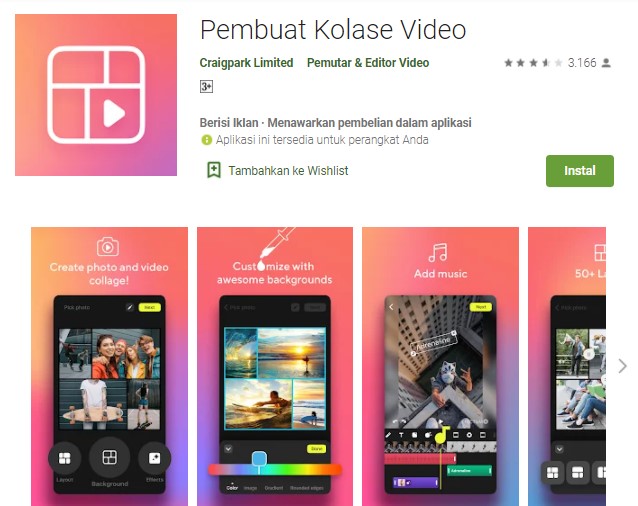 Pembuat Kolase Video