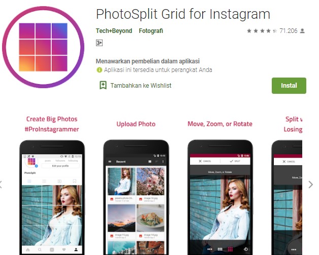 PhotoSplit Grid for Instagram