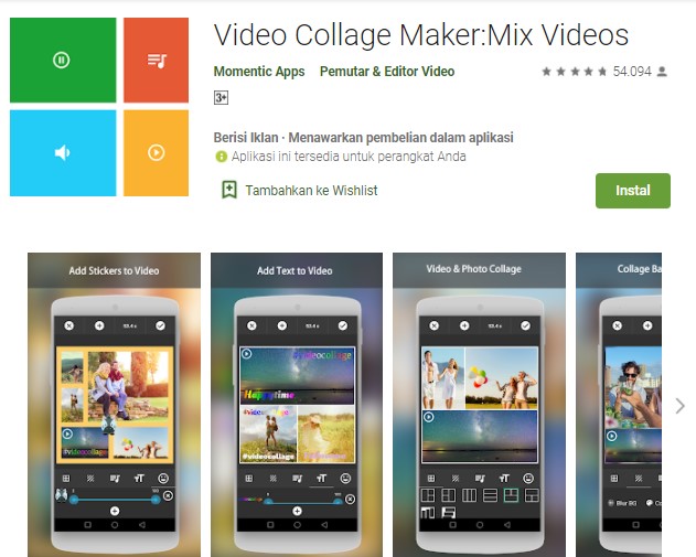 Video Collage MakerMix Videos