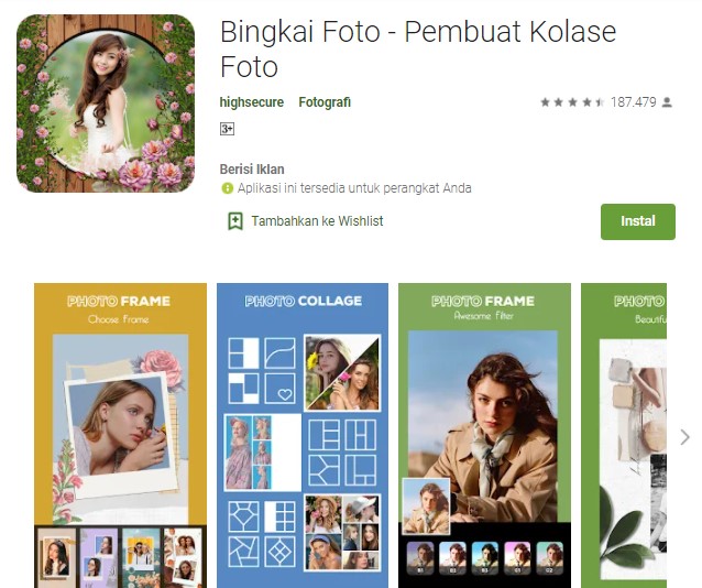 Bingkai Foto Pembuat Kolase Foto