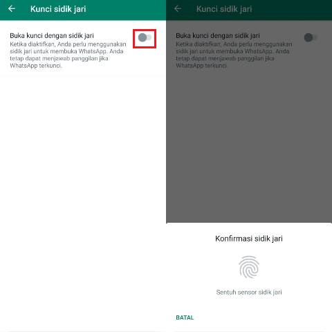 Cara Mengunci Aplikasi WhatsApp