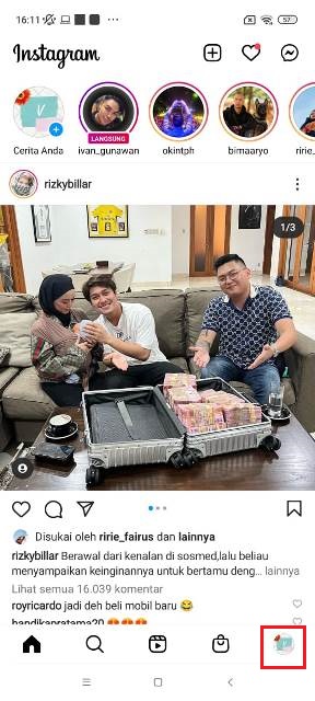 Membuka Profil IG