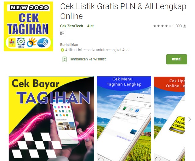 Cek Listik Gratis PLN All Lengkap Online