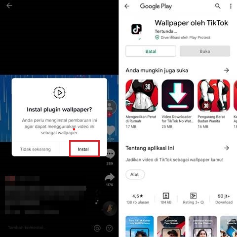 Install Plugin TikTok