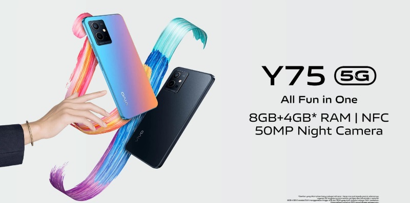 Vivo Y75 5G Mendarat ke Tanah Air