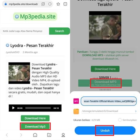 Download lagu pesan terakhir lyodra