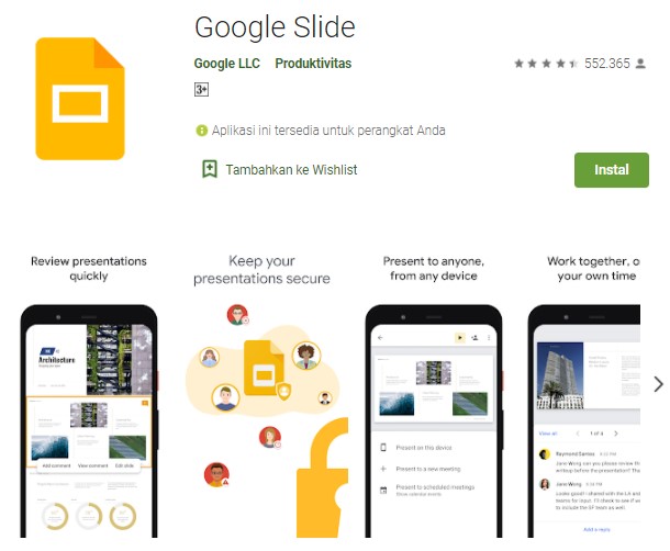 Google Slide Aplikasi Untuk Buat Presentasi