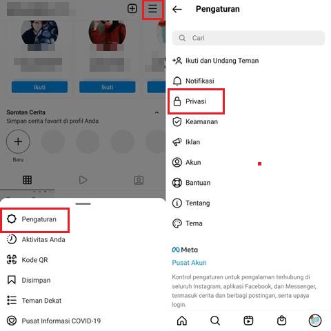 Cara Membuka Pengaturan Instagram