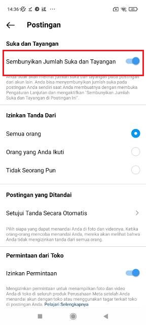 Cara Menyembunyikan Jumlah Like di Akun Instagram