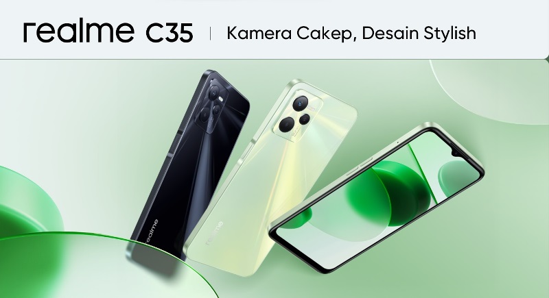 HP Realme C35 Segera Tiba di Indonesia