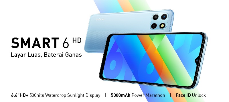 Infinix Smart 6 HD Tiba di RI