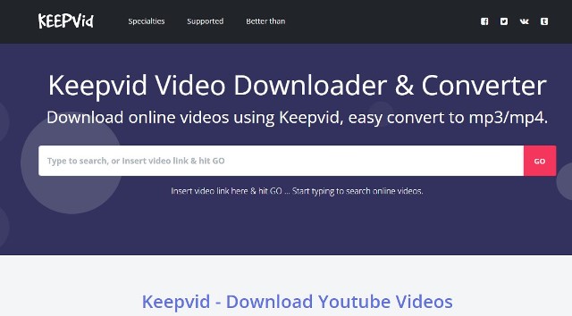 Keepvid Situs Download Video YouTube
