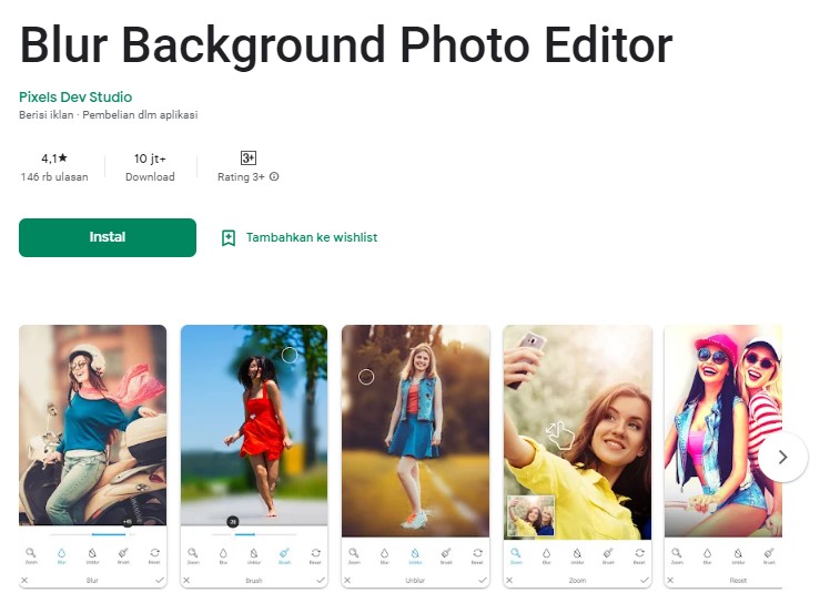 Blur Background Photo Editor Aplikasi Edit Foto Blur