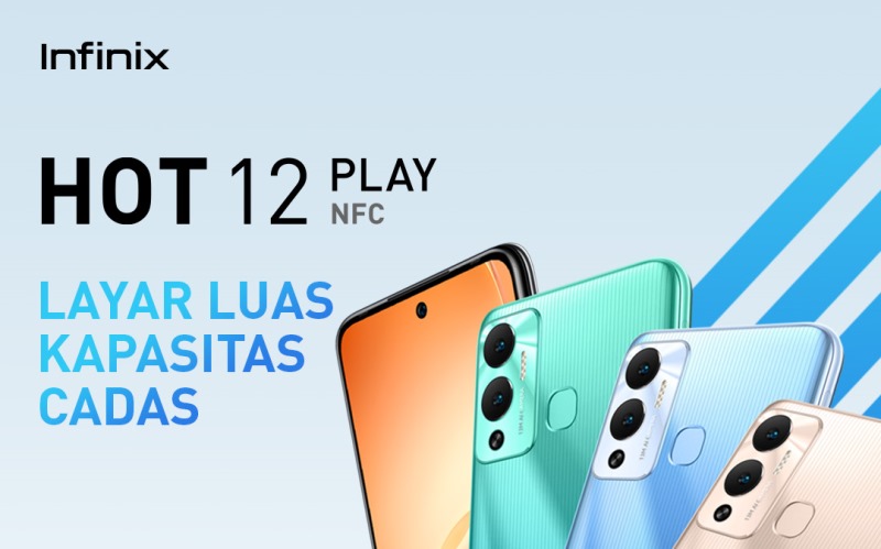 Infinix Hot 12 Play NFC Mendarat di Indonesia