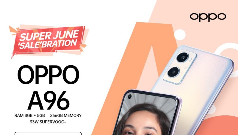 Update Harga HP Oppo A96 Terbaru 2022, Diskon 200 Ribu!