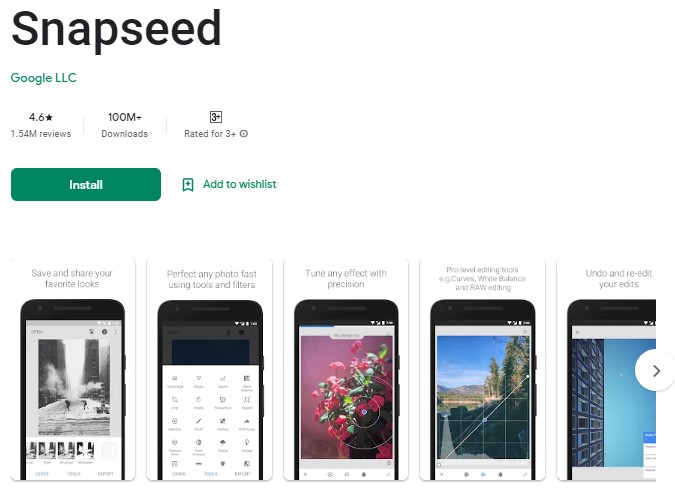Snapseed Aplikasi Edit Foto Blur di Android dan iPhone