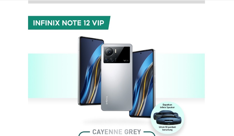 Spesifikasi dan Harga Infinix Note 12 VIP di Indonesia