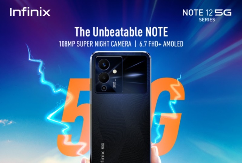 Infinix Note 12 Pro 5G Debut dengan Kamera 108 MP, Harganya?