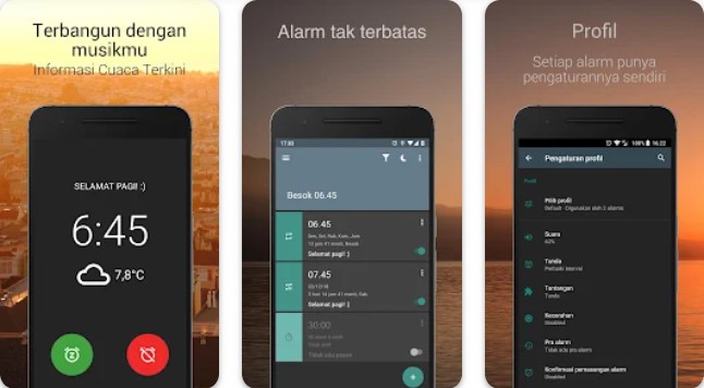 Jam alarm cerdas – AMdroid 