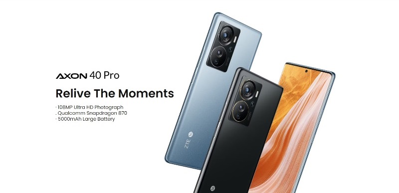 ZTE Axon 40 Pro dengan Snapdragon 870 Rilis di Pasar Global