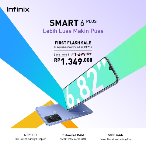 Harga Infinix Smart 6 Plus di Indonesia