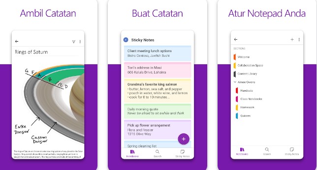 Microsoft OneNote Aplikasi Note Terbaik